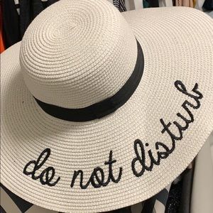 Do not disturb hat